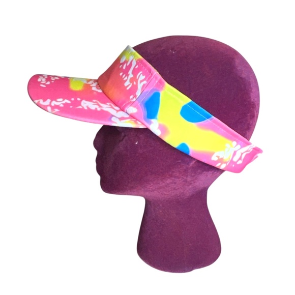 Vintage Neon Beach Visor Like Rollerblading Barbie 80s/90s Surf - Picture 1 of 6